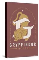 Harry Potter: Darker Arts - Gryffindor House-Trends International-Stretched Canvas