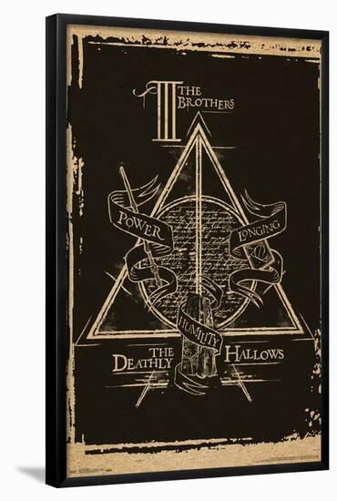 Harry Potter - Deathly Hallows - The Brothers - Symbol-Trends International-Framed Poster