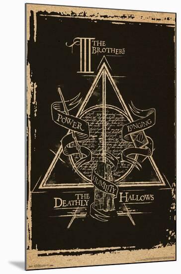 Harry Potter - Deathly Hallows - The Brothers - Symbol-Trends International-Mounted Poster