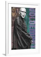 HARRY POTTER - GRAPHIC VOLDEMORT-null-Framed Poster