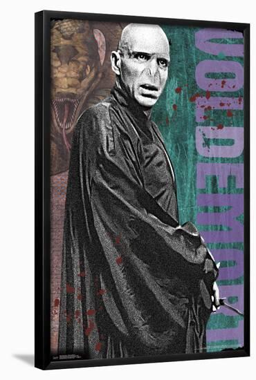 HARRY POTTER - GRAPHIC VOLDEMORT-null-Framed Poster