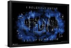 Harry Potter - Hogwarts Castle Magic-Trends International-Framed Poster