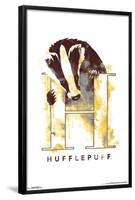 HARRY POTTER - HUFFLEPUFF ILLUSTRATED-null-Framed Poster