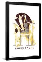 HARRY POTTER - HUFFLEPUFF ILLUSTRATED-null-Framed Poster