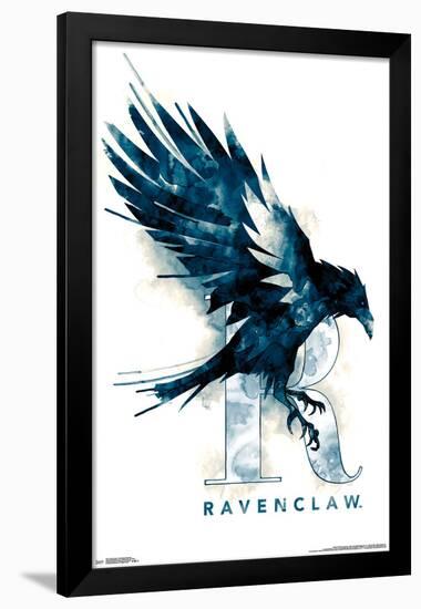 HARRY POTTER - RAVENCLAW ILLUSTRATED-null-Framed Poster