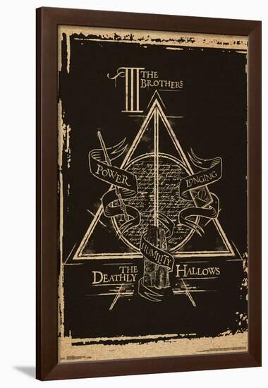 Harry-Potter- The Three Brothers Lore-null-Framed Poster