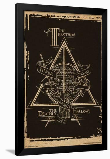 Harry-Potter- The Three Brothers Lore-null-Framed Poster