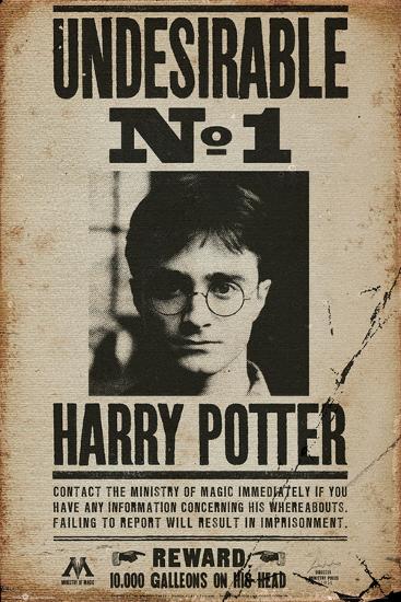 Harry Potter - Undesirable No 1-null-Lamina Framed Poster