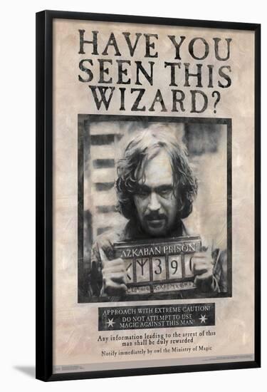 HARRY POTTER - WANTED SIRIUS BLACK-null-Framed Standard Poster