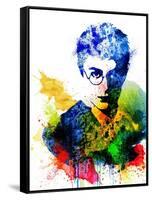 Harry Potter Watercolor-Jack Hunter-Framed Stretched Canvas