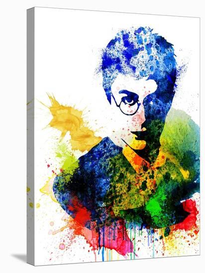 Harry Potter Watercolor-Jack Hunter-Stretched Canvas