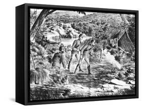 Harry Power, Australian Bushranger Is Captured-null-Framed Stretched Canvas