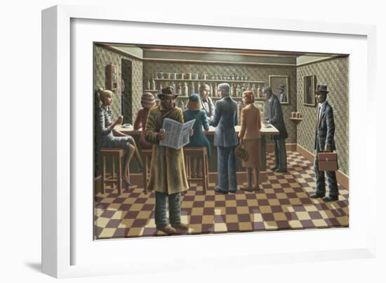 Harry's Bar-PJ Crook-Framed Giclee Print