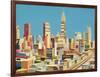 Harry's New York Collage-Andy Burgess-Framed Giclee Print