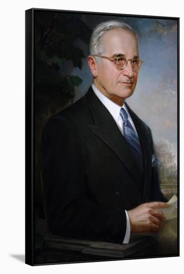 Harry S. Truman. 33rd President of USA-Greta Kempton-Framed Stretched Canvas