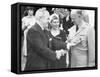 Harry S. Truman Greeting "Ike" Eisenhower and His Wife-null-Framed Stretched Canvas