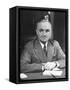 Harry S. Truman Sitting at Desk-Marie Hansen-Framed Stretched Canvas