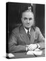 Harry S. Truman Sitting at Desk-Marie Hansen-Stretched Canvas