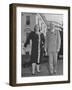 Harry S. Truman Standing Outside White House with Singer Kate Smith-George Skadding-Framed Photographic Print