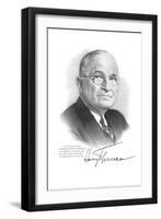 Harry S Truman-null-Framed Art Print