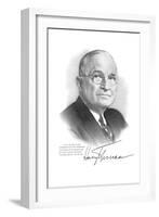 Harry S Truman-null-Framed Art Print