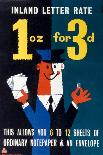 Inland Letter Rate 1 Oz for 3D-Harry Stevens-Art Print