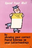 Don't Forget Address Your Mail Clearly and Correctly-Harry Stevens-Art Print