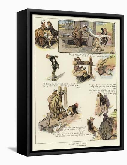 Harry the Tailor-Claude Shepperson-Framed Stretched Canvas