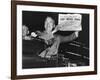 Harry Truman Jubilantly Displaying Erroneous Chicago Daily Tribune Headline "Dewey Defeats Truman"-W^ Eugene Smith-Framed Photographic Print