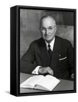 Harry Truman, President of U.S. in 1952-null-Framed Stretched Canvas