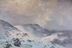 A Winter's Morning-Harry William Adams-Framed Stretched Canvas