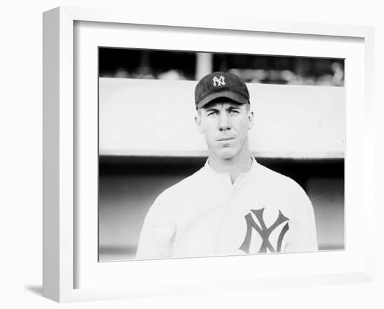 Harry Williams, NY Yankees, Baseball Photo - New York, NY-Lantern Press-Framed Art Print