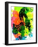 Harry with a Gun Watercolor 1-Lora Feldman-Framed Art Print