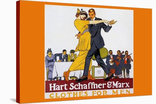 Hart Schaffner & Marx Clothes For Men-Edward Penfield-Stretched Canvas