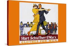 Hart Schaffner & Marx Clothes For Men-Edward Penfield-Stretched Canvas