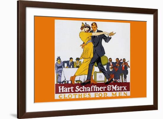 Hart Schaffner & Marx Clothes For Men-Edward Penfield-Framed Art Print