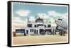 Hartford, Connecticut - Brainard Field Municipal Airport View-Lantern Press-Framed Stretched Canvas