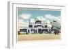 Hartford, Connecticut - Brainard Field Municipal Airport View-Lantern Press-Framed Art Print