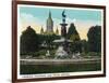 Hartford, Connecticut - Bushnell Park Corning Fountain-Lantern Press-Framed Art Print