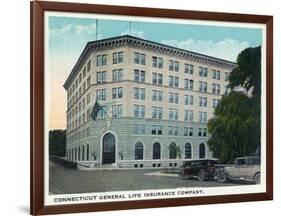 Hartford, Connecticut - Ct General Life Insurance Co Building Exterior-Lantern Press-Framed Art Print