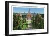 Hartford, Connecticut - Exterior View of Aetna Life Insurance Building-Lantern Press-Framed Art Print