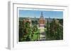 Hartford, Connecticut - Exterior View of Aetna Life Insurance Building-Lantern Press-Framed Art Print