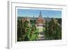 Hartford, Connecticut - Exterior View of Aetna Life Insurance Building-Lantern Press-Framed Art Print