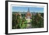 Hartford, Connecticut - Exterior View of Aetna Life Insurance Building-Lantern Press-Framed Art Print