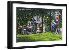 Hartford, Connecticut - Exterior View of the Mark Twain Memorial No. 2-Lantern Press-Framed Art Print