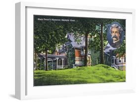 Hartford, Connecticut - Exterior View of the Mark Twain Memorial No. 2-Lantern Press-Framed Art Print