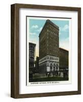 Hartford, Connecticut - Hartford National Bank Building Exterior-Lantern Press-Framed Art Print