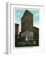 Hartford, Connecticut - Hartford National Bank Building Exterior-Lantern Press-Framed Art Print