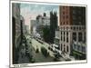 Hartford, Connecticut - Main Street Scene-Lantern Press-Mounted Art Print