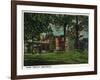 Hartford, Connecticut - Mark Twain's House-Lantern Press-Framed Art Print